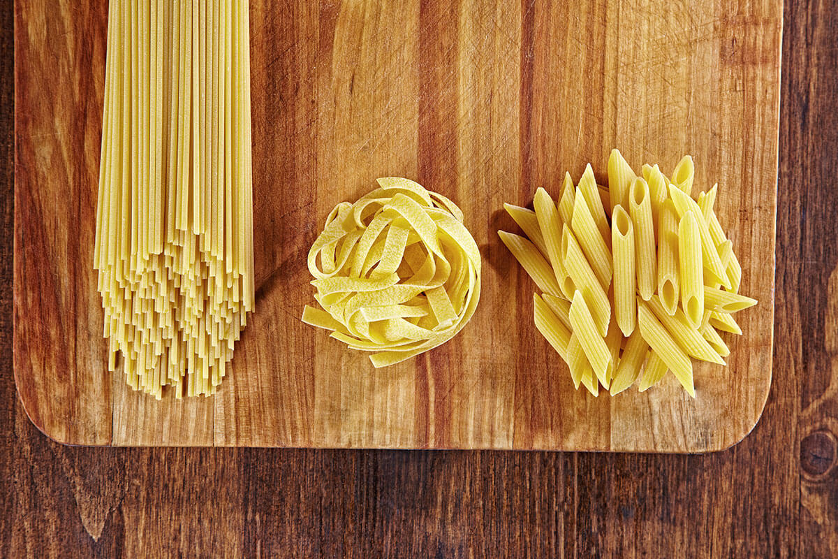 Calorie della pasta: dalla classica a quella integrale