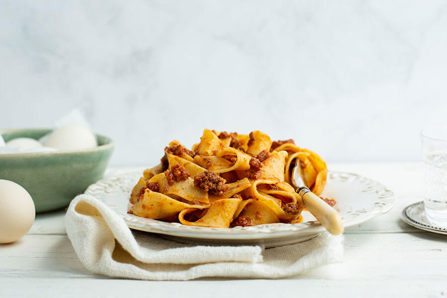 Pappardelle with Wild Boar sauce